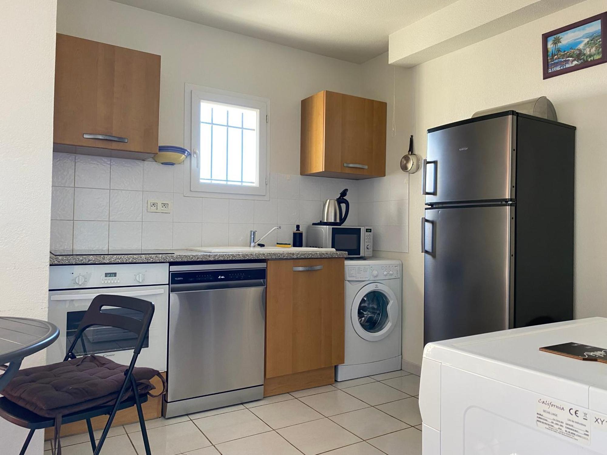 T3 Vue Mer Et Plage, Avec Wifi Et Parking Saint-Pierre-la-Mer  Esterno foto