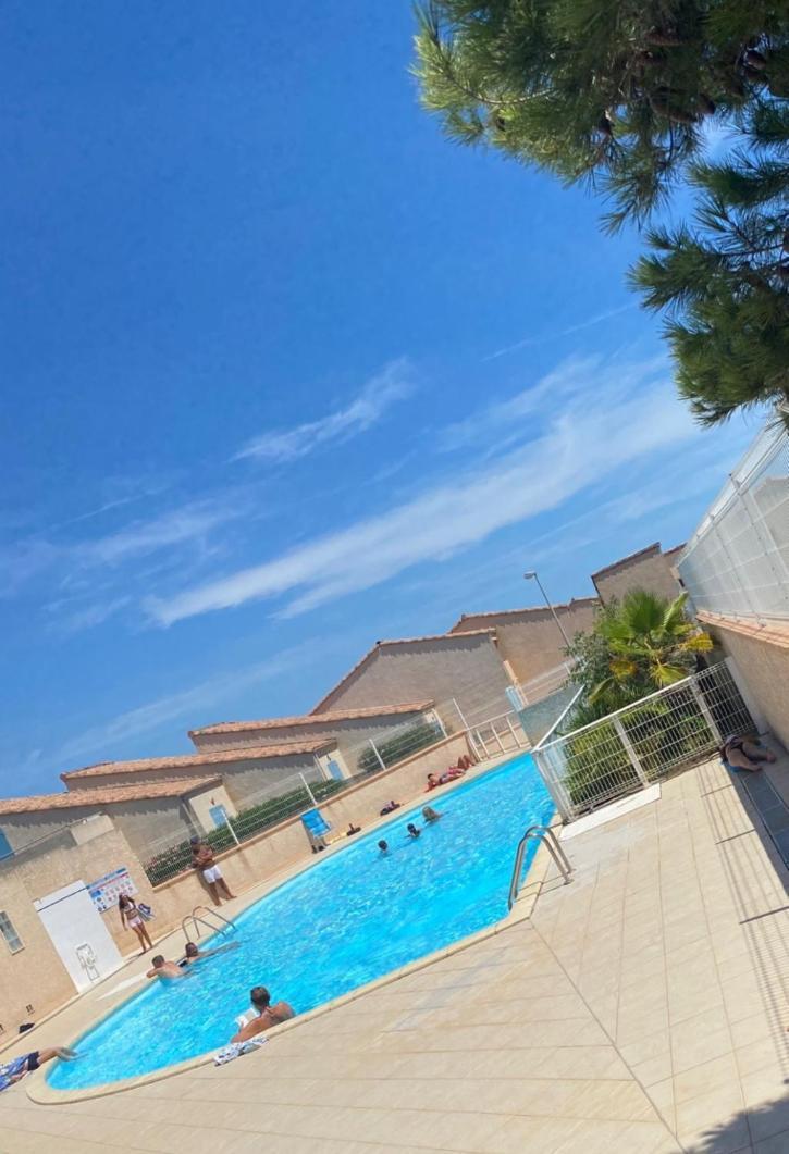 T3 Vue Mer Et Plage, Avec Wifi Et Parking Saint-Pierre-la-Mer  Esterno foto