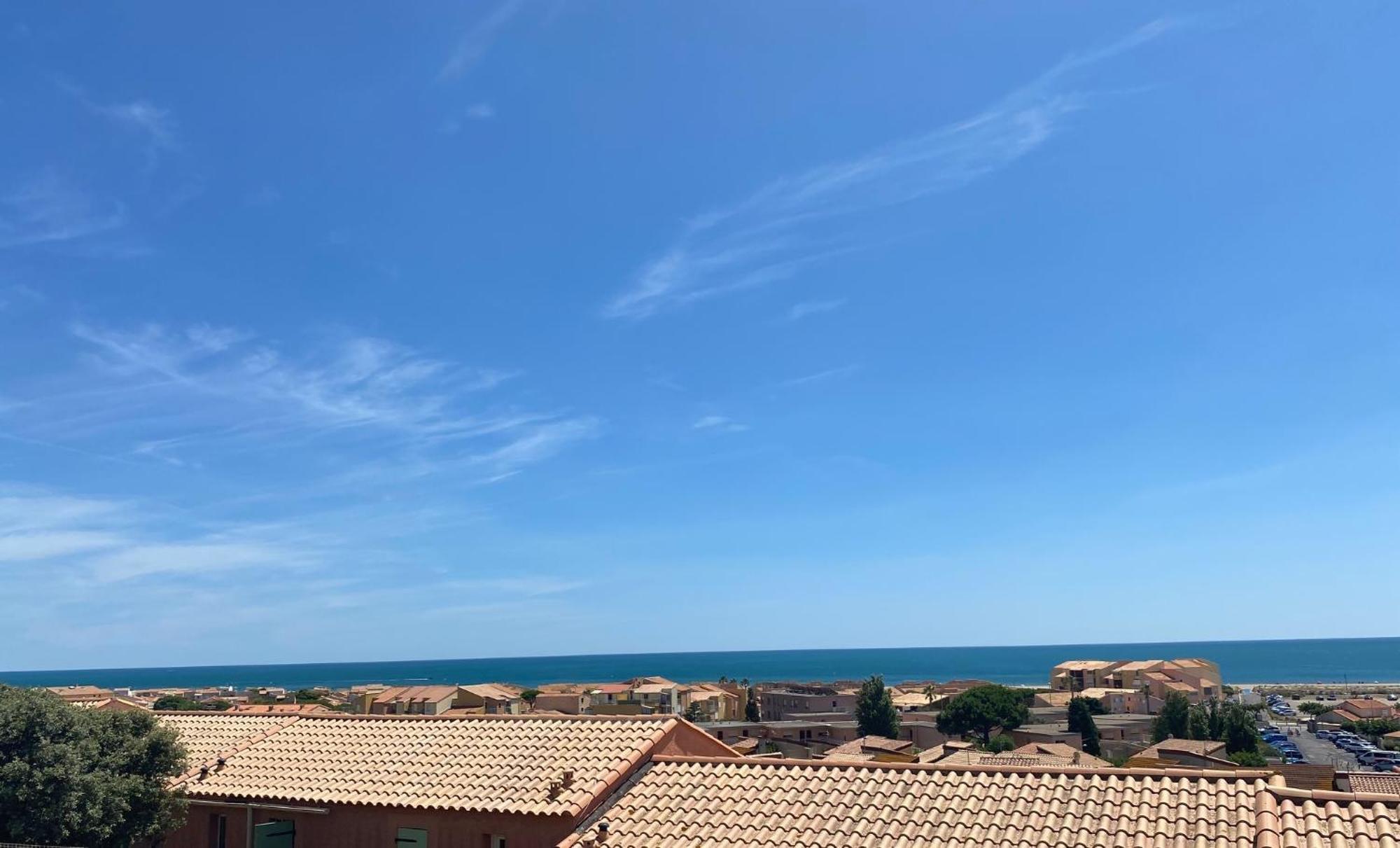 T3 Vue Mer Et Plage, Avec Wifi Et Parking Saint-Pierre-la-Mer  Esterno foto