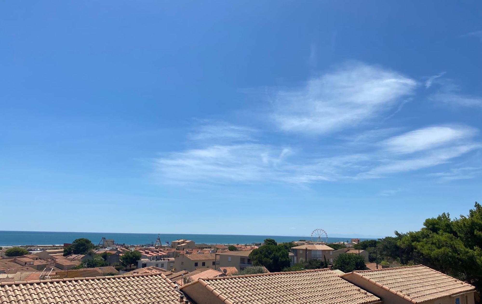 T3 Vue Mer Et Plage, Avec Wifi Et Parking Saint-Pierre-la-Mer  Esterno foto