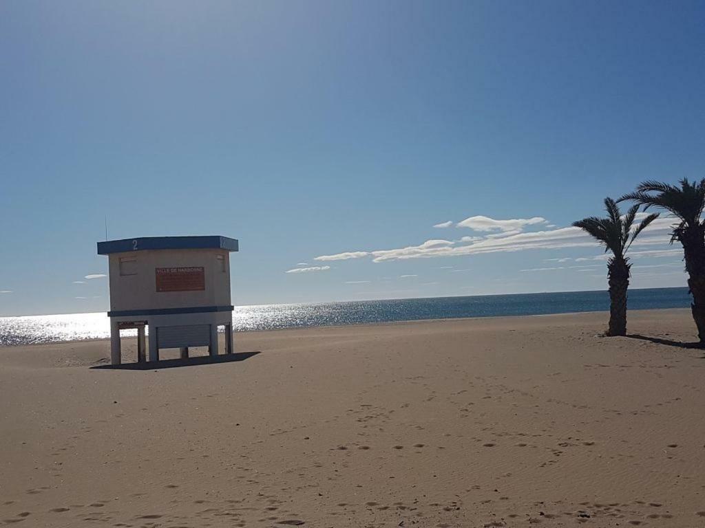 T3 Vue Mer Et Plage, Avec Wifi Et Parking Saint-Pierre-la-Mer  Esterno foto